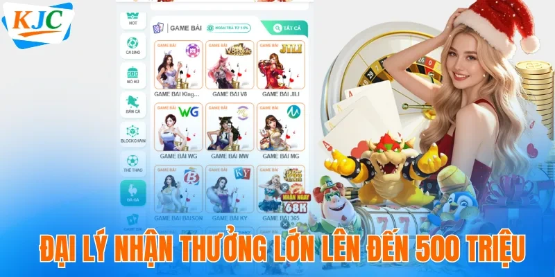Đại lý GG88 nhận thưởng lớn lên đến 500 triệu